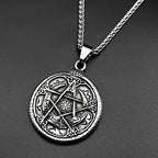 Tree Of Life Steel Pendant Yggdrasil Nordic Punk