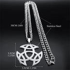 Triquetra Celtic Knot Pendant — Silver