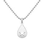 Hollow Pentagram Pendant Necklace — Stainless Steel