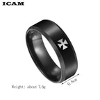 WWII Iron German Cross Ring — Stainless Steel