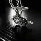 Compass Viking Steel Pendant 316L Rune Vintage