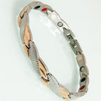 Cool Magnetic Therapy Bracelet for Man Women Waterproof Stainless Steel Snake Pattern Chain Bracelets Health Care Men's