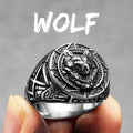 Wolf Ring — Stainless Steel