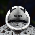 Viking Norse Cross Amulet Ring — Stainless Steel