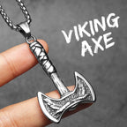Viking Phoenix Axe Men Necklaces Stainless Steel Pendant Chain Women Punk Fashion Jewelry New In Accessories Gifts Wholesale