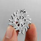 Sun Steel Pendant Kolovrat Wheel 316L
