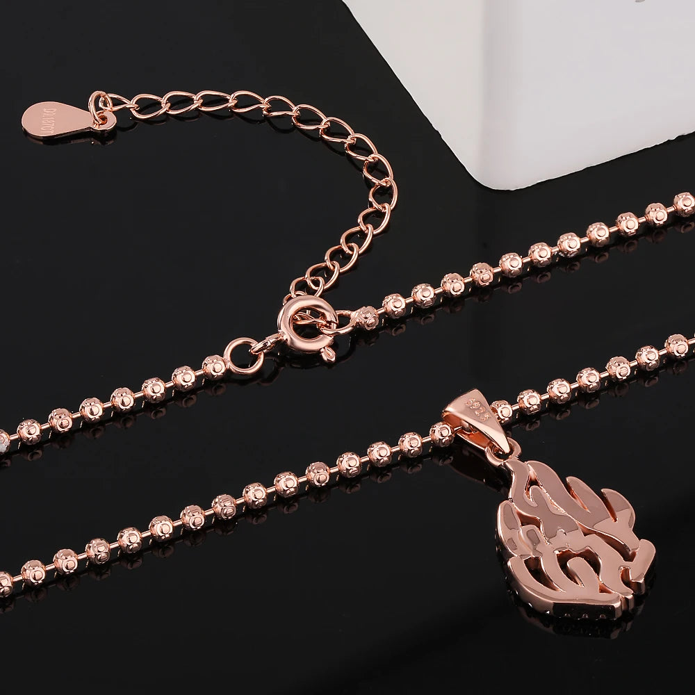 Full Moissanite Necklaces For Women Men 925 Sterling Silver Lab Diamond Pendant Chain Wedding Party 18K Gold Plated Fine Jewelry