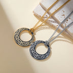 Viking Witch Knot Amulet Pendant Necklace — Rope Chain