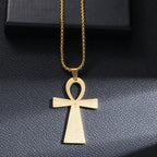 Vintage Christian Jesus Cross Stainless Steel Pendant Little Angel Prayer Necklace Men Women Faith Amulet Jewelry