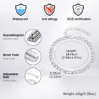 Figaro Chain Bracelet 5.5mm — Stainless Steel