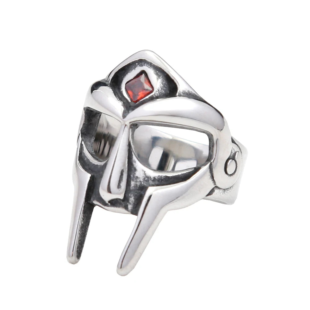 Fashion Punk Vintage Skull Ring Stainless Steel Gothic Biker Ring For Men Women Unique Viking Amulet Jewelry Gift