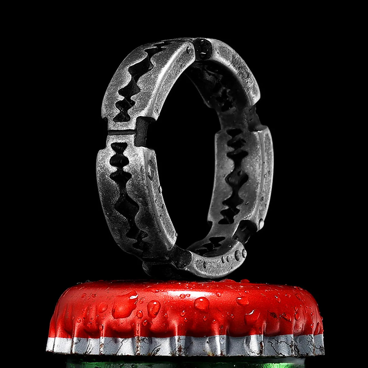 Razor Blade Ring — Stainless Steel