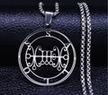 Baphomet Steel Pendant Seal Sallos Men/women Satan
