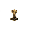 Viking Thor Hammer Pendant Necklace For Men Fashion Gold/Silver Color Stainless Steel Necklace Viking Amulet Jewelry Never Fade