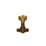 Engraved Viking Thor Hammer Pendant Necklace