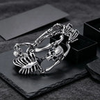 Gothic Skull Body Chain Bracelet — Stainless Steel
