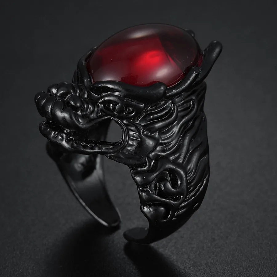 Gothic Punk Dragon Eagle Skull Joint Knuckle Full Finger Claw Ring Unisex Cool Heavy Rock Party Club Charm Knuckle