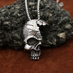 Gothic Skull Steel Pendant Retro Punk