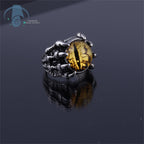 Dragon Claw Ring Eagle Talon Adjustable Opening Ring Punk Gothic Eye Jewelry For Men Women Unisex Vintage Style Hand