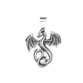 Flying Dragon Steel Pendant Punk Vintage Pterosaur