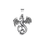 Flying Dragon Steel Pendant Punk Vintage Pterosaur