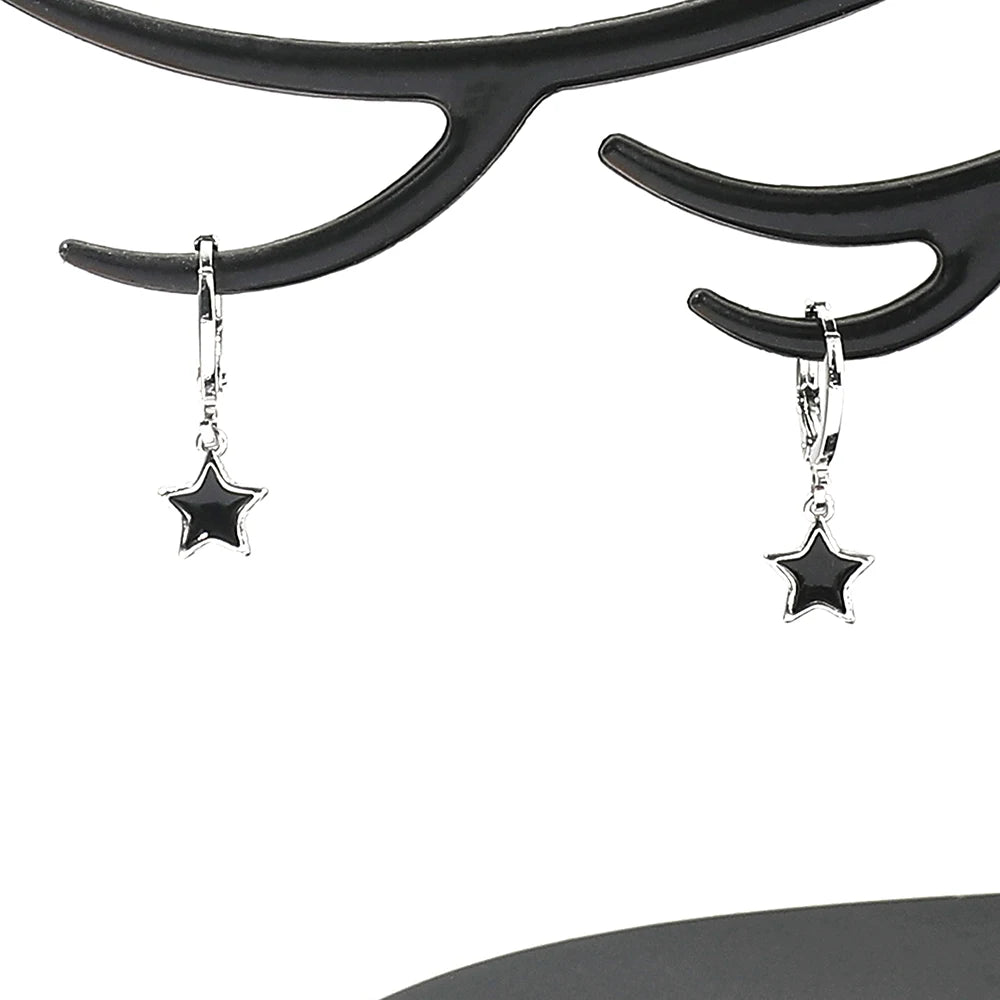 Cute Mini Pentagram Earrings for Daily Wear Women Creative