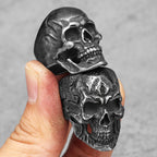 Gothic Black Ring — Stainless Steel