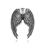 Angel Wings Pendant Necklace — Stainless Steel