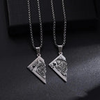 60cm Half Poker Card Pendant Necklace Hip Hop Lucky Ace of Spades Stainless Steel Long Chain Necklace for Men Vintage Jewelry