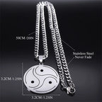 BDSM Symbol Pendant Necklace — Silver