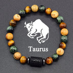 12 Zodiac Signs Bracelet Homme 12 Constellation Jewelry for Women Scorpio Gemini Sagittarius Bracelet Friendship Gift Whoelsales