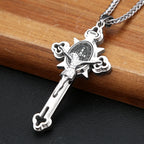 Cross Jesus Christ Steel Pendant 316L Religious