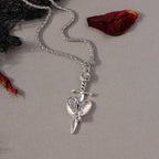 Gothic Skull Love Heart Necklace for Women Men Religious Crucifix Necklaces Punk Jewelry Gifts