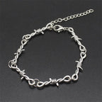 Barbed Wire Little Thorns Choker Bracelet — Gothic Punk, Small