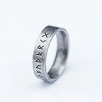Viking Odin Rune Letter Ring — Stainless Steel
