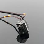 Black Tourmaline Stone Pendant Necklace