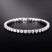 New Tennis Bracelet Iced Out Chain Bracelets For Women Men Silver Color Men Bracelet Chain Homme Jewelry