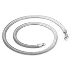 Four-color 6/8mm Chunky Braided Snake Chain Trend Stainless Steel Men Ladies Choker Flat Link Fashion Accessories