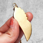 Angel Wing Pendant Necklace — Stainless Steel