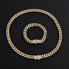 Monaco Cuban Chain Necklace — Stainless Steel
