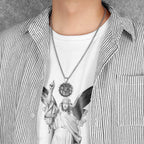 Archangel Michael Pendant — Stainless Steel