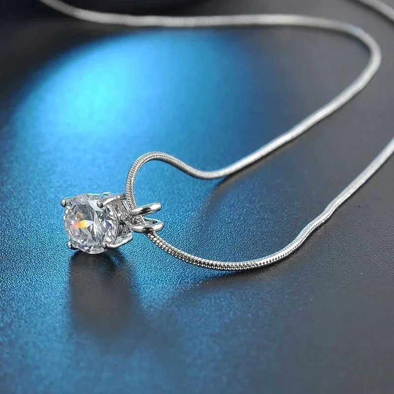 Football Charm Pendant Necklace — Gold