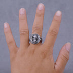 Viking Odin Helmet Celtic Knot Ring — Stainless Steel