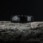 Odin Norse Rune Couple Ring — Stainless Steel