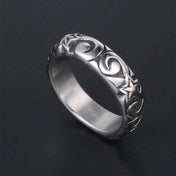 Five-Pointed Star Finger Ring — Stainless Steel