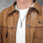 Viking Rune Pendant Necklace — Stainless Steel