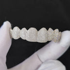 925 Silver VVS Moissanite Grillz Dental