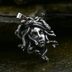 Medusa Steel Pendant Gothic 316L Vintage Snake