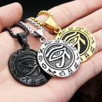 Egyptian Eye of Horus Pendant — Stainless
