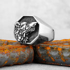 Ring Viking Wolf Stainless Steel